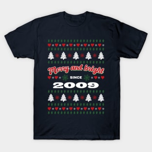 Merry and Bright Vintage Christmas T-Shirt